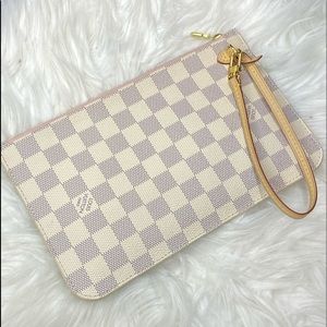 Authentic Louis Vuitton neverfull mm Azur Damier
